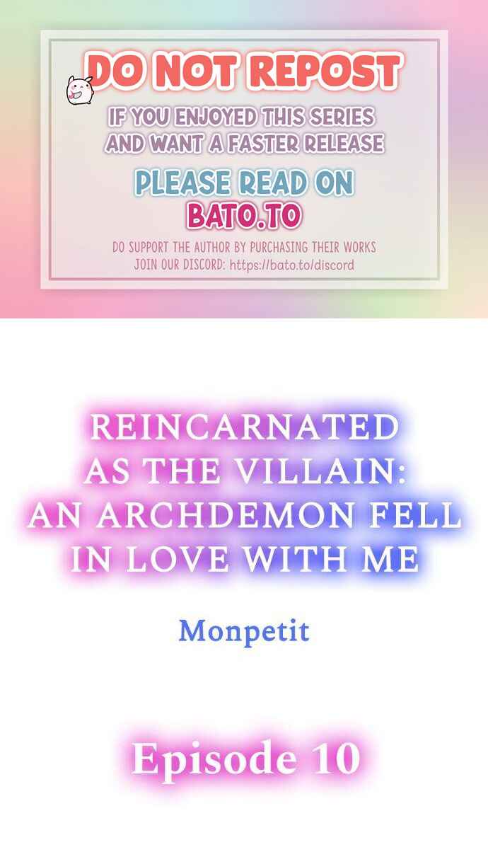 Reincarnated as the Villain: An Archdemon Fell in Love With Me Chapter 10 1